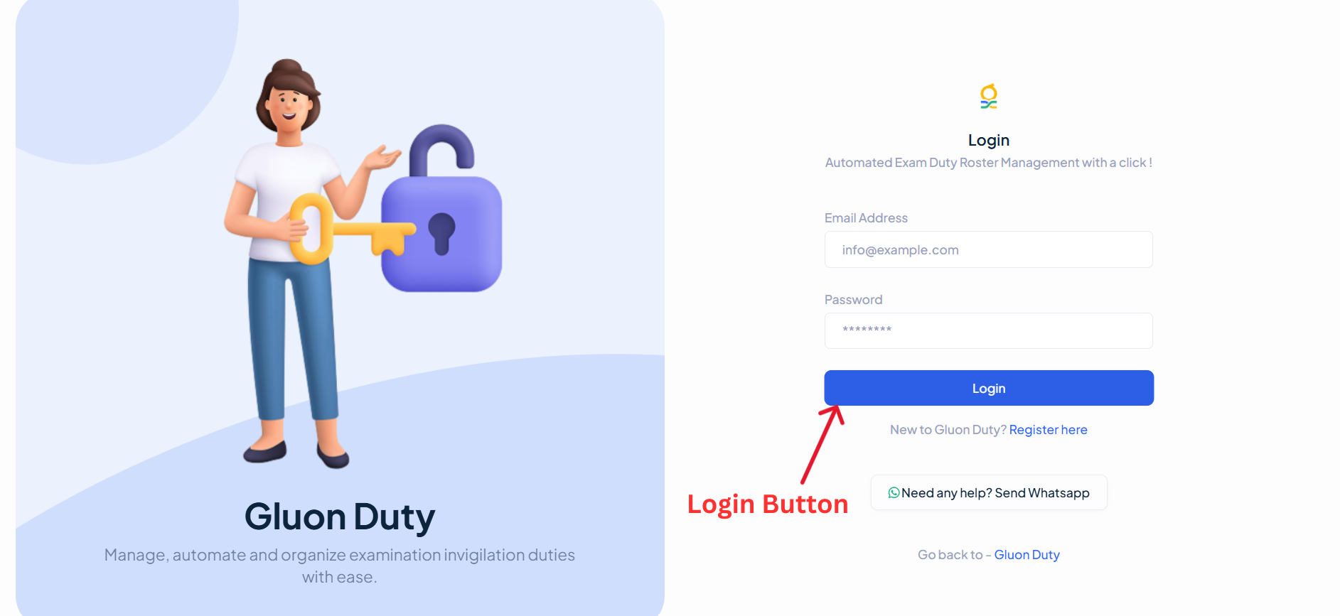 Login Page